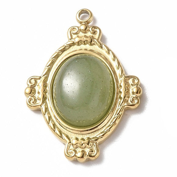 Green Pendant Charm