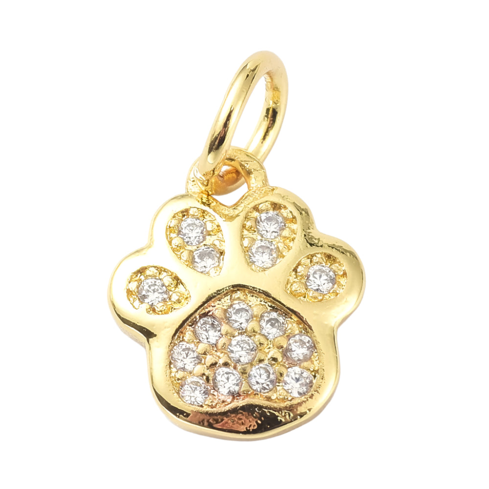 Dainty Paw Print Charm