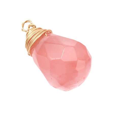 Cherry Quartz Charm