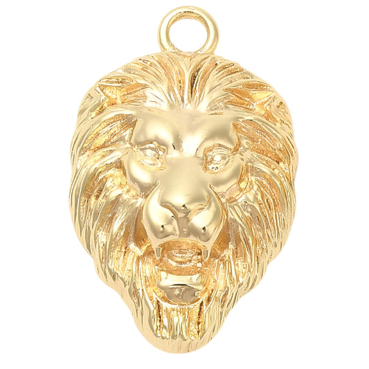 Lion Head Charm