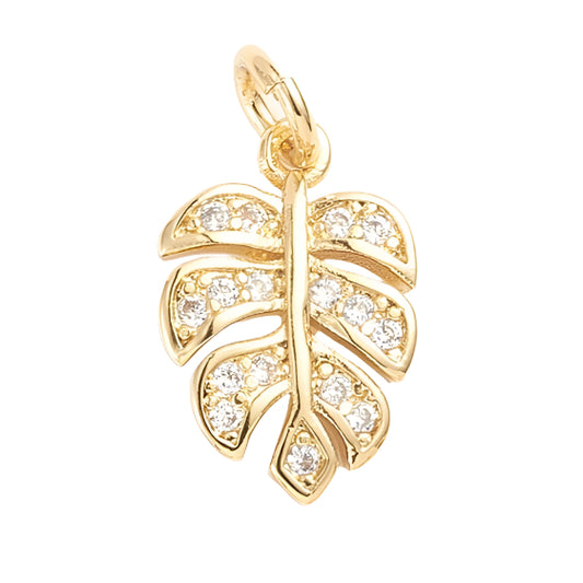 Tropical Leaf Charm