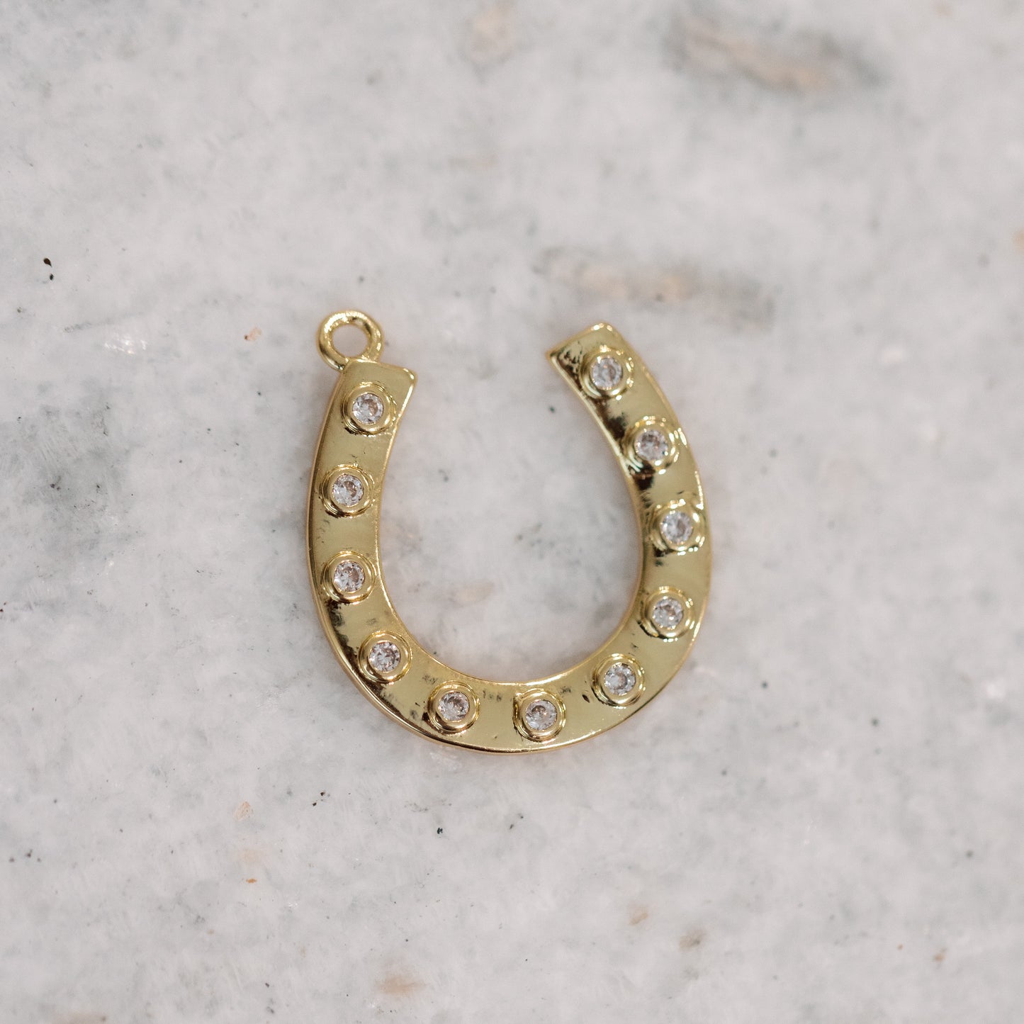 Large Horse Shoe Charm