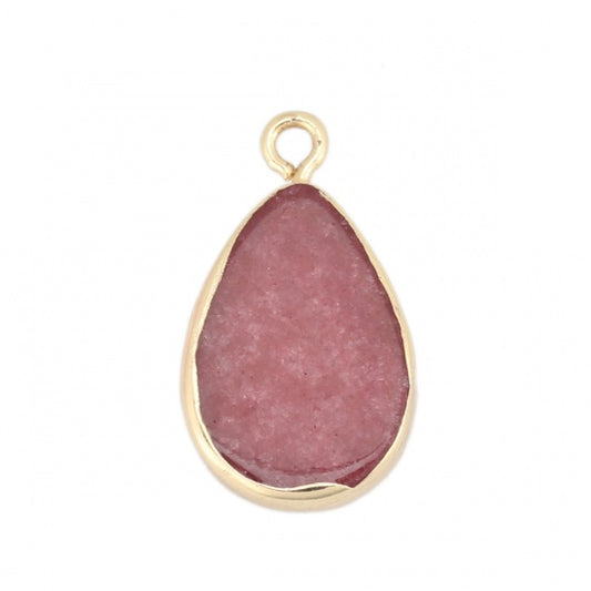 Pendant Pink Stone Charm