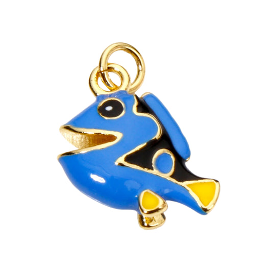 Blue Fish Charm