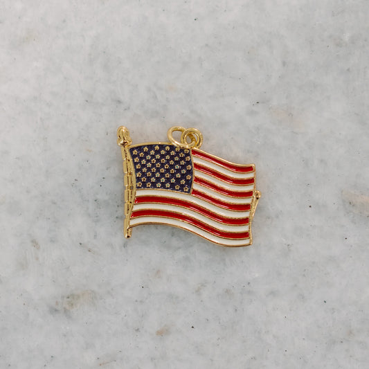 American Flag Charm