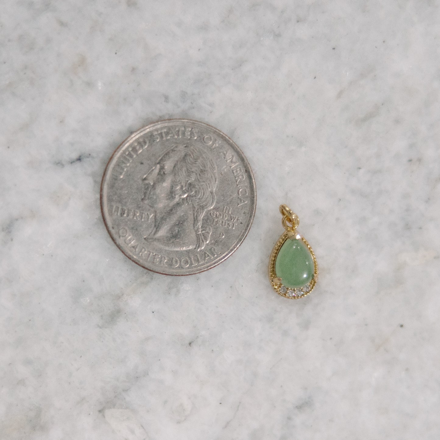 Green Pendant Charm