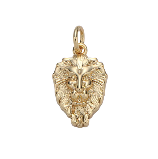 Lion Head Charm