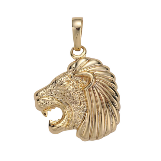 Lion Head Charm