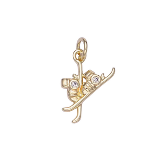 Dainty Ski Charm