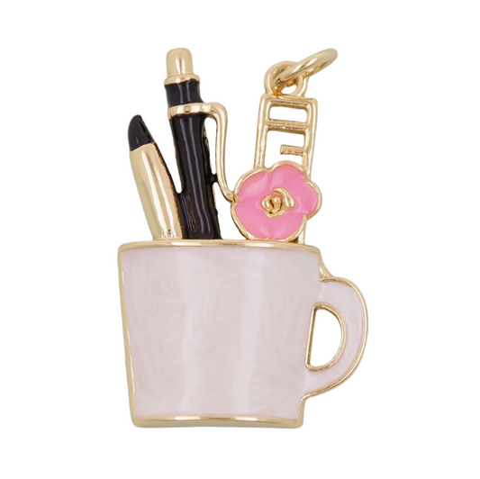 Cup of Pens Charm