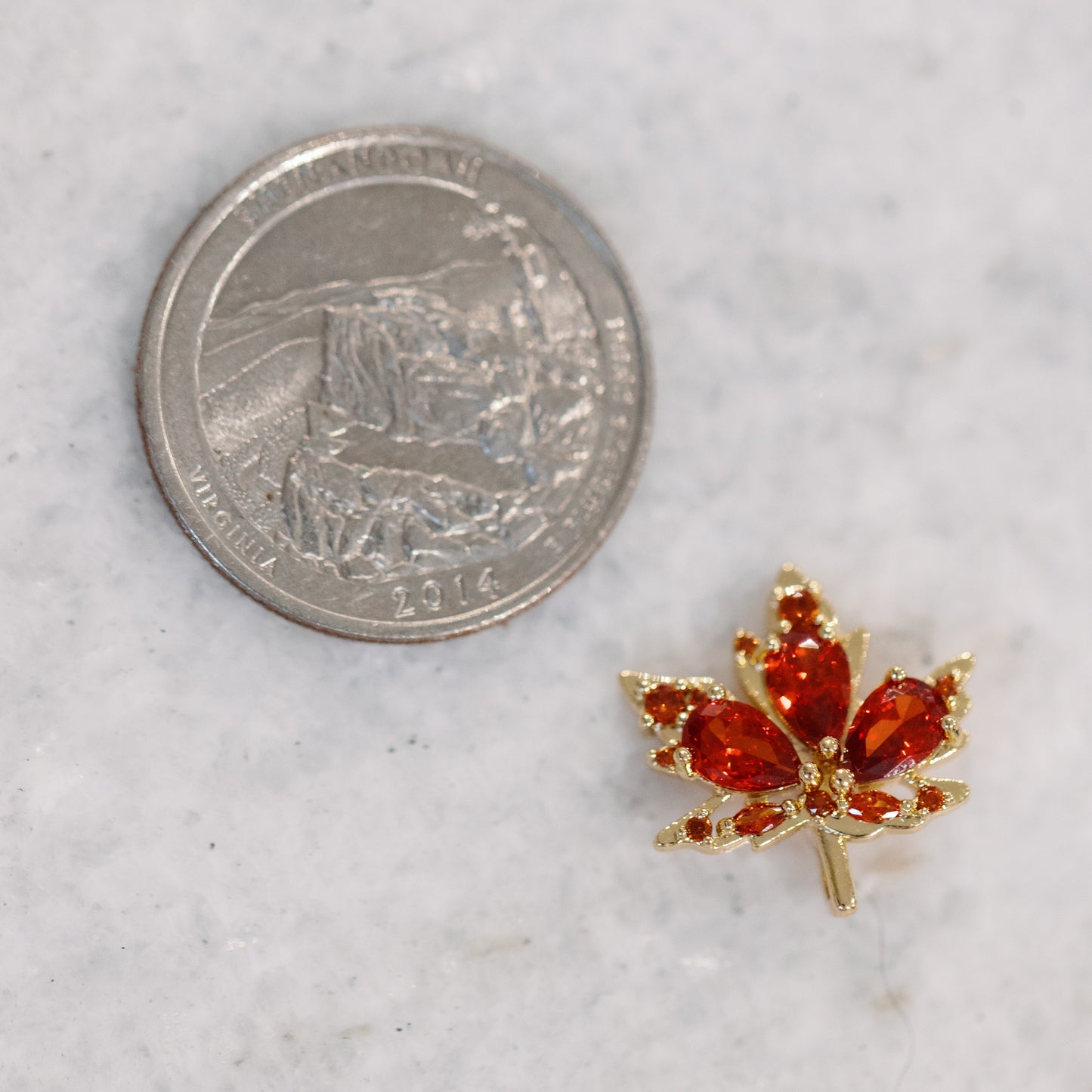 Maple Leaf Charm