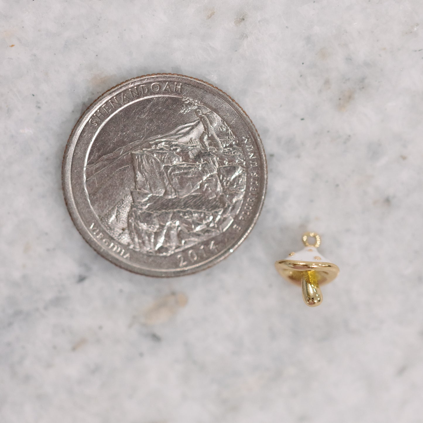 Dainty Mushroom Charm