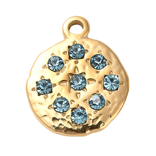 Blue Gem Charm