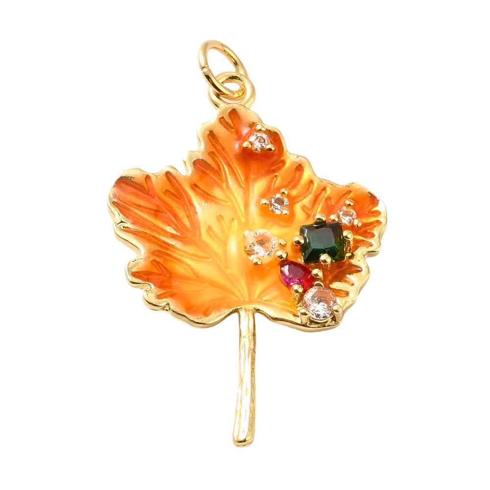 Maple Leaf Charm