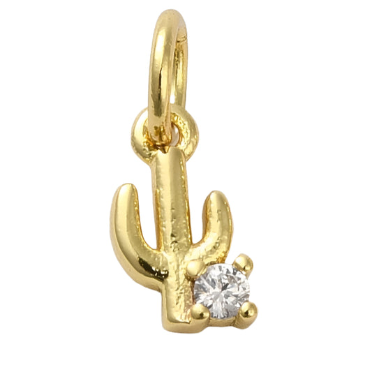 Dainty Cactus Charm