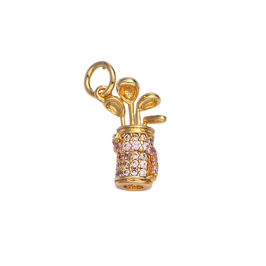 Golf Club Charm